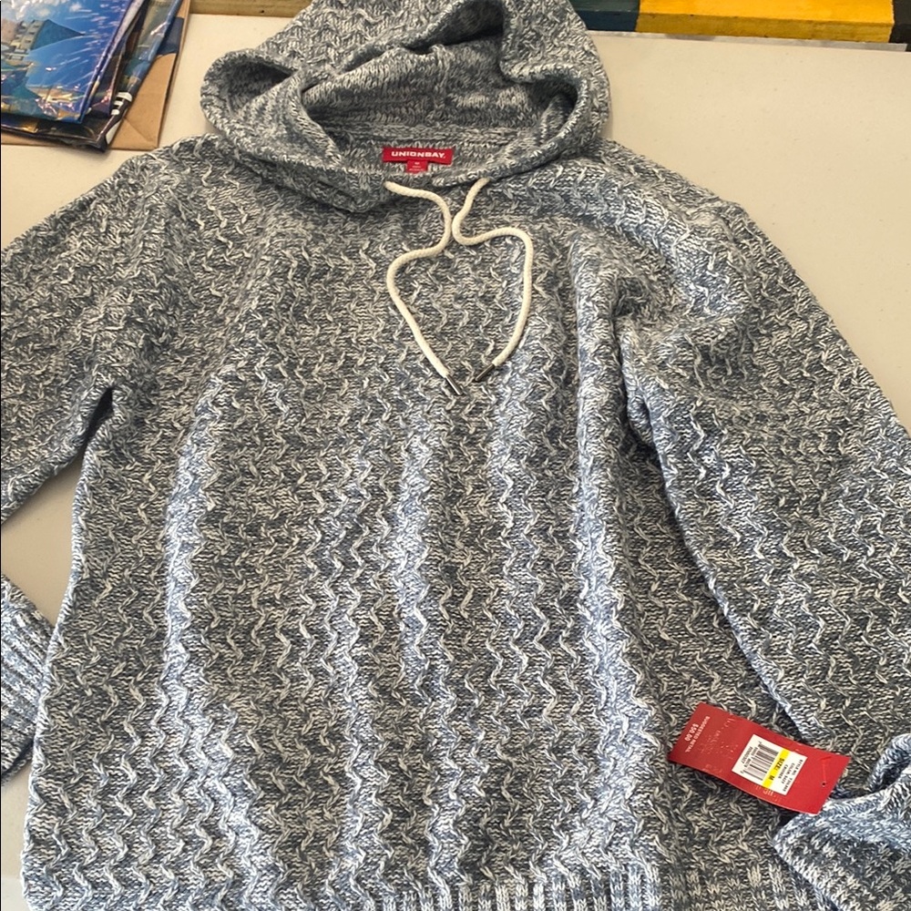 UNIONBAY Textured Gray Hoodie